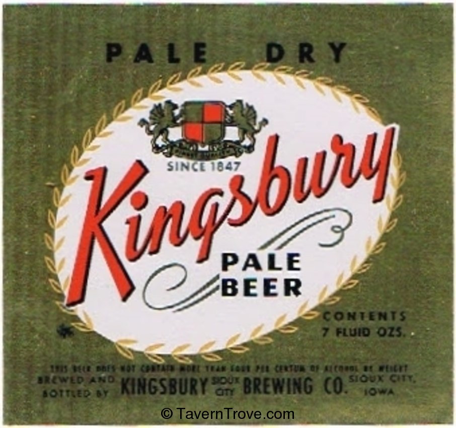 Kingsbury Pale Beer 