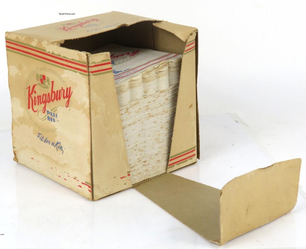 Kingsbury Beer Box of Napkins