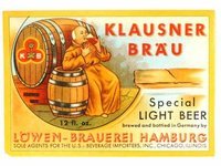 Klausner Bräu Special Light Beer