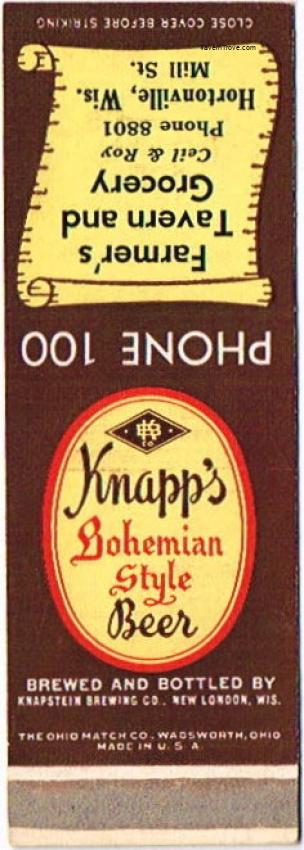 Knapp's Bohemian Style Beer