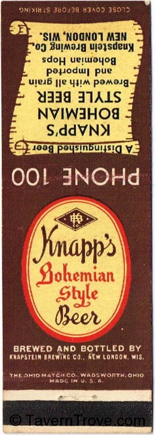 Knapp's Bohemian Style Beer