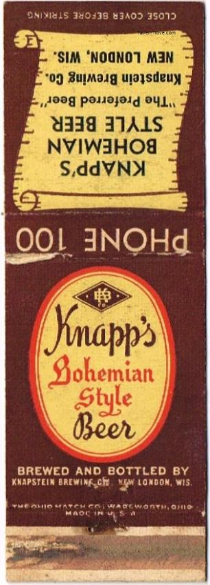 Knapp's Bohemian Style Beer