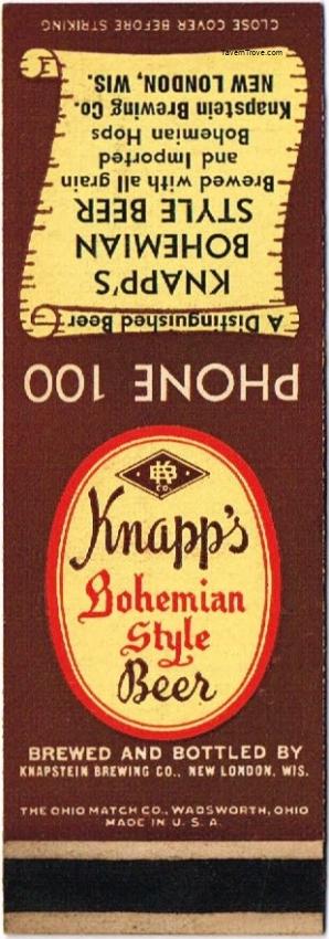 Knapp's Bohemian Style Beer Dupe
