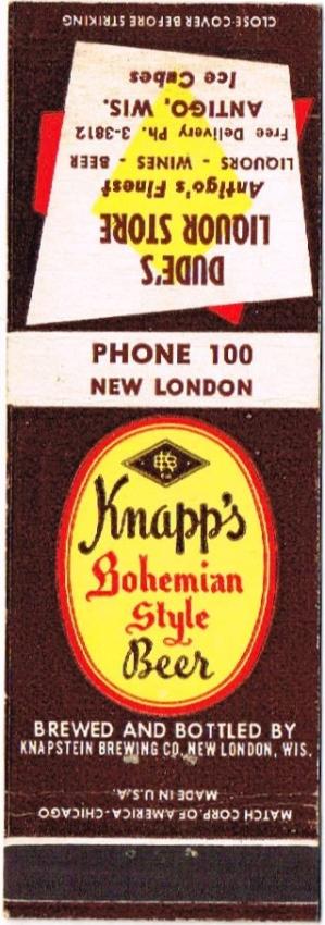 Knapp's Bohemian Style Beer Dupe