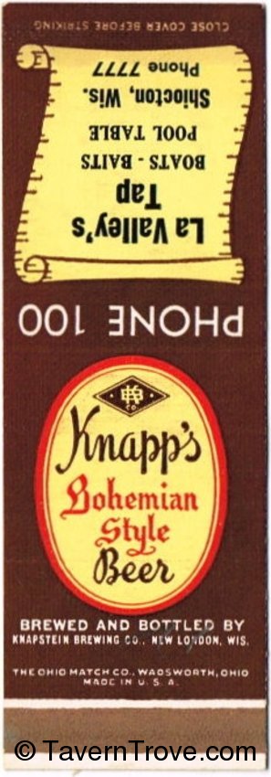 Knapp's Bohemian Style Beer