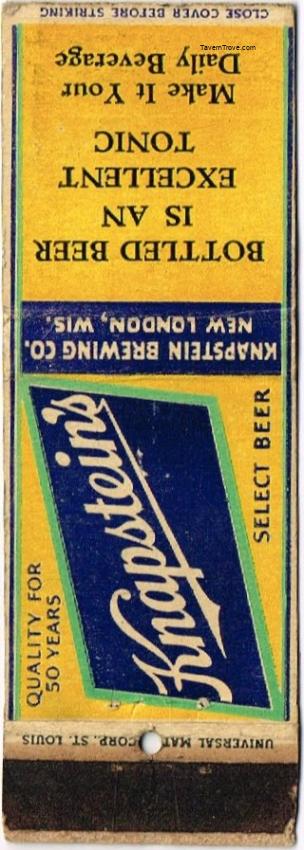 Knapstein's Select Beer