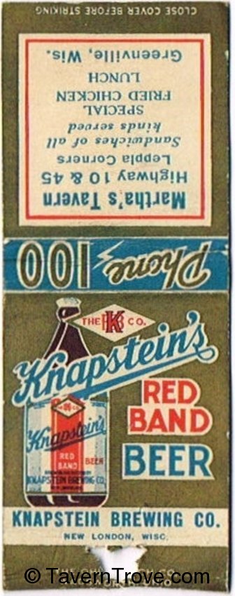 Knapstein's Red Band Beer