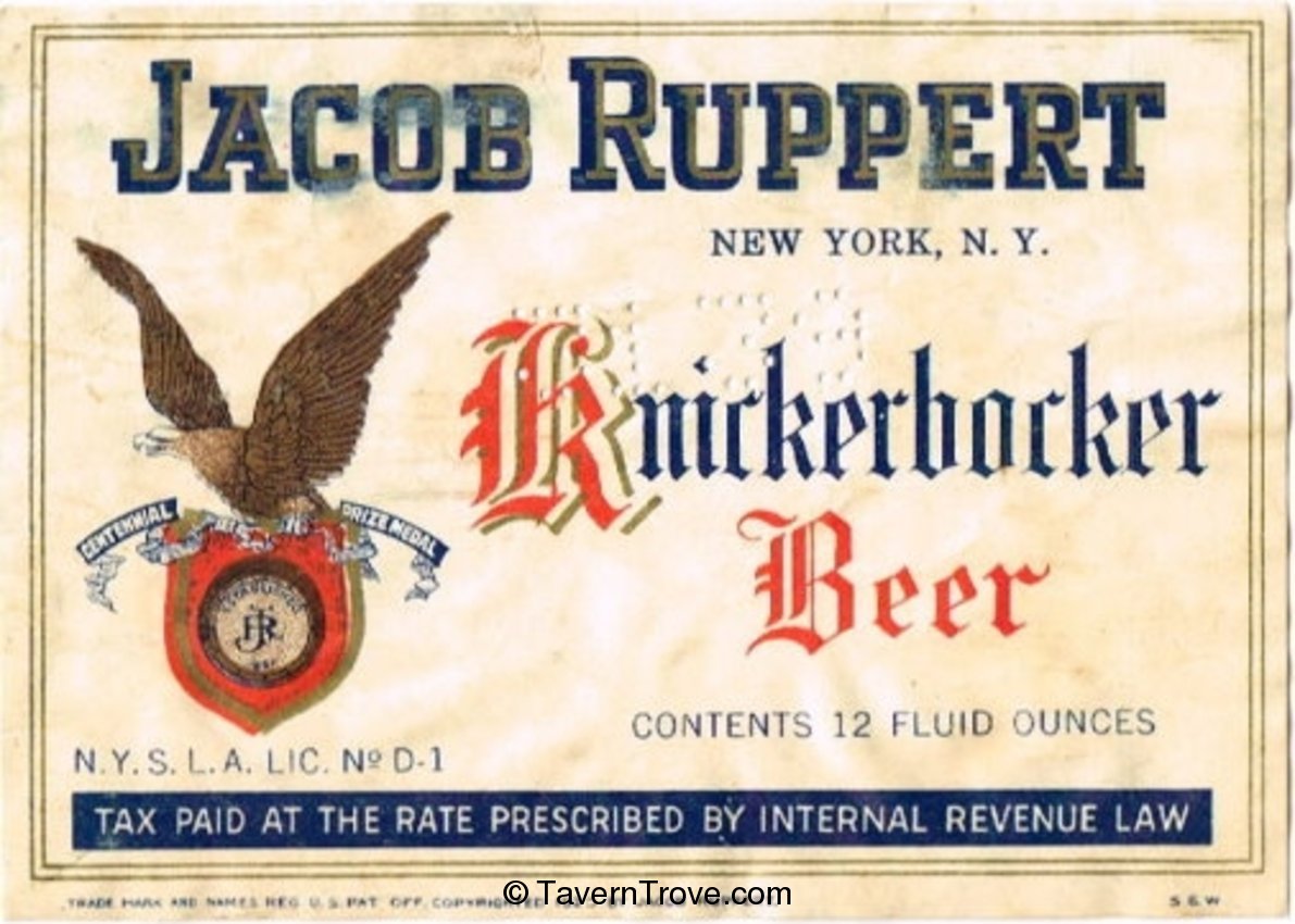 Knickerbocker Beer 