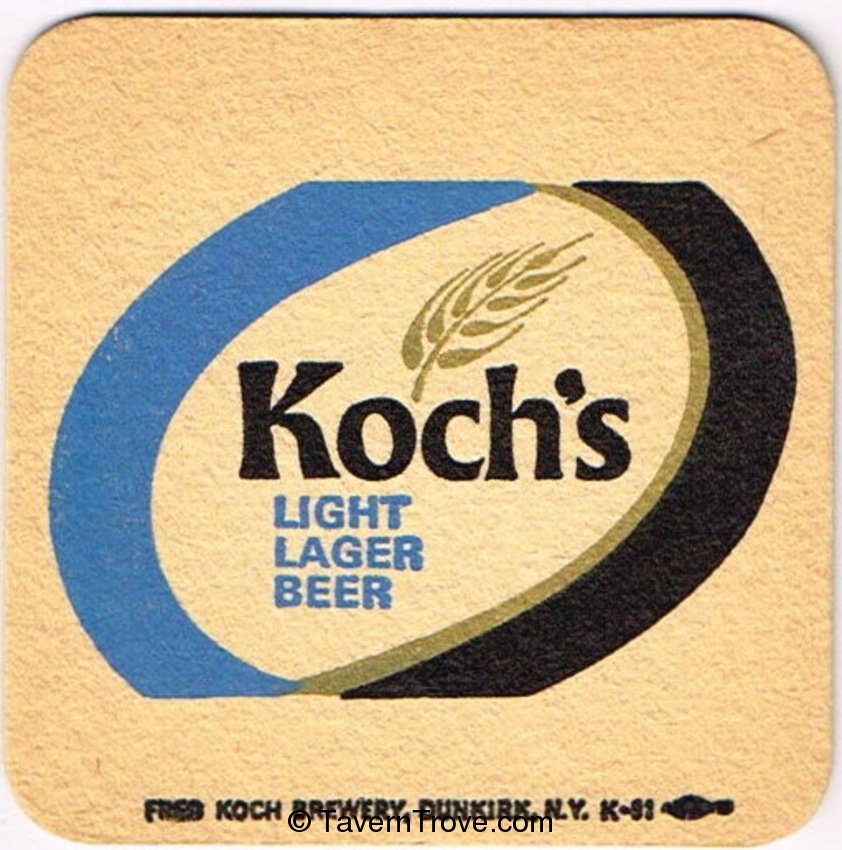 Koch's Light Lager Beer