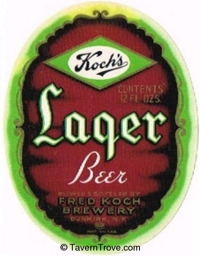 Koch's Lager Beer 