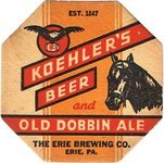 Koehler's Beer and Old Dobbin Ale
