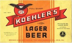 Koehler's Lager Beer