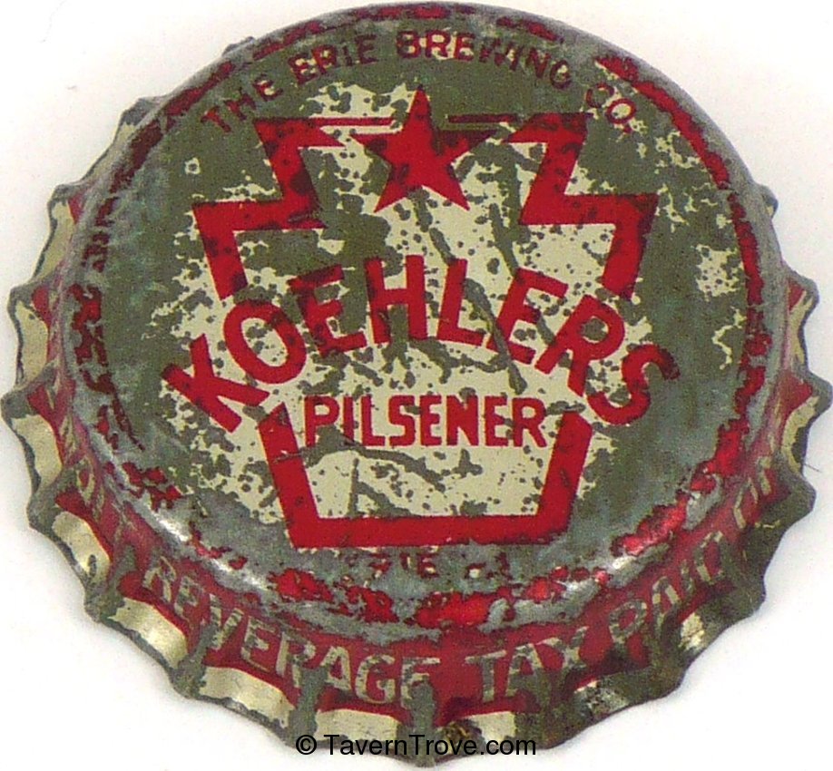 Koehler's Pilsener Beer ~PA Pint Tax