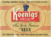 Koenig's Special Beer 