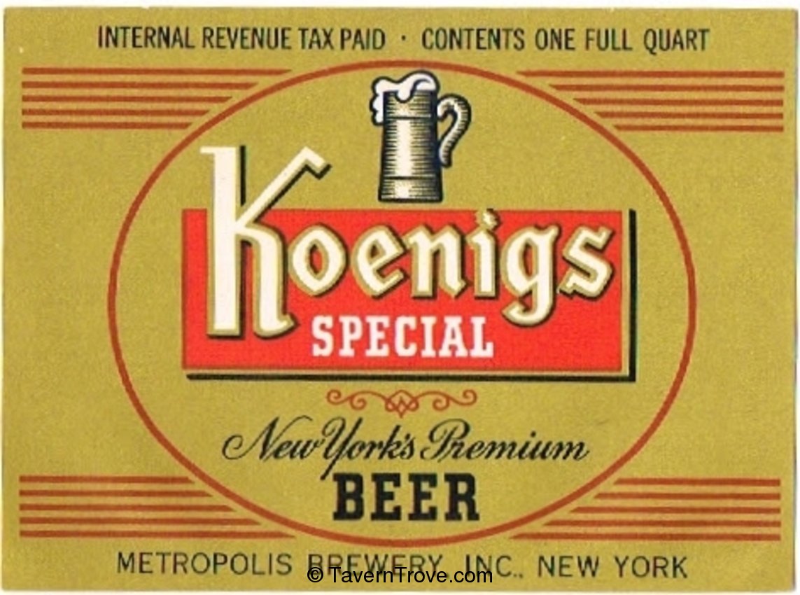 Koenigs Special Beer 