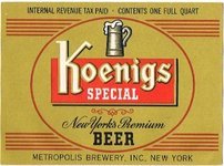 Koenigs Special Beer 