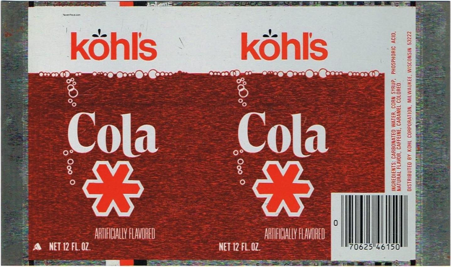 Kohl's Cola (sheet)