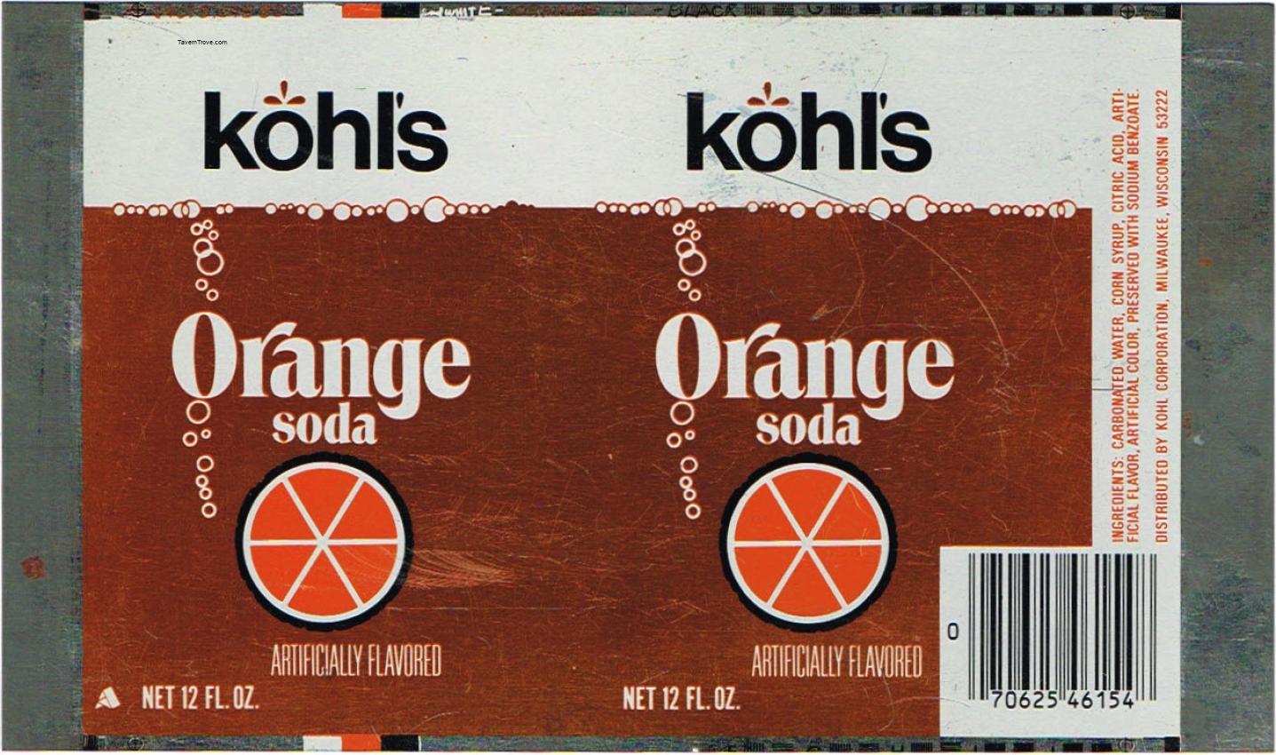 Kohl's Orange Soda (sheet)
