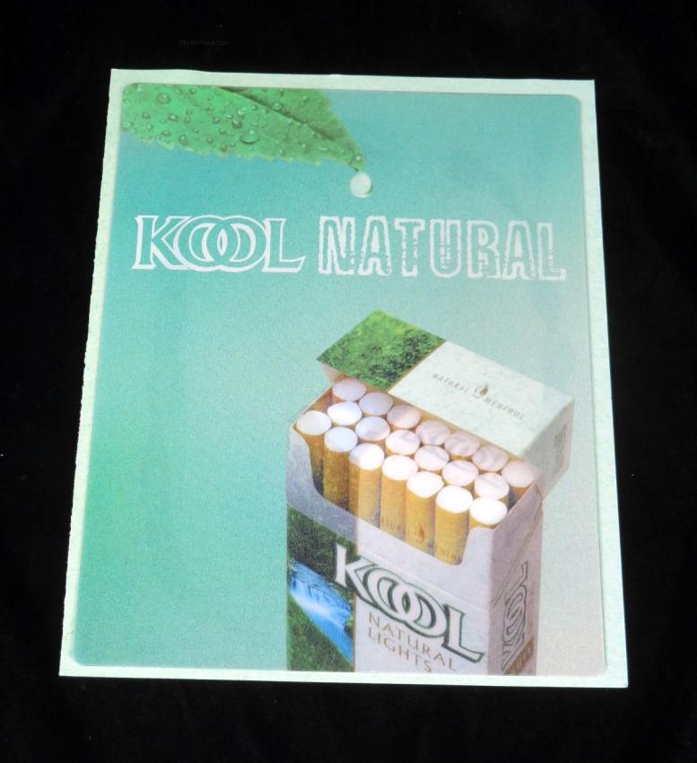 Kool Natural Cigarettes Lenticular Fold-out Display with Coupon