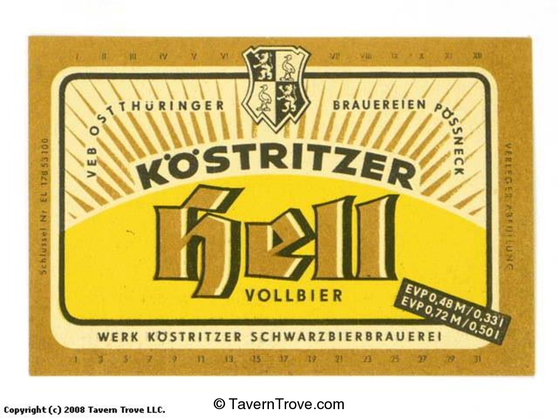 Köstritzer Hell Vollbier