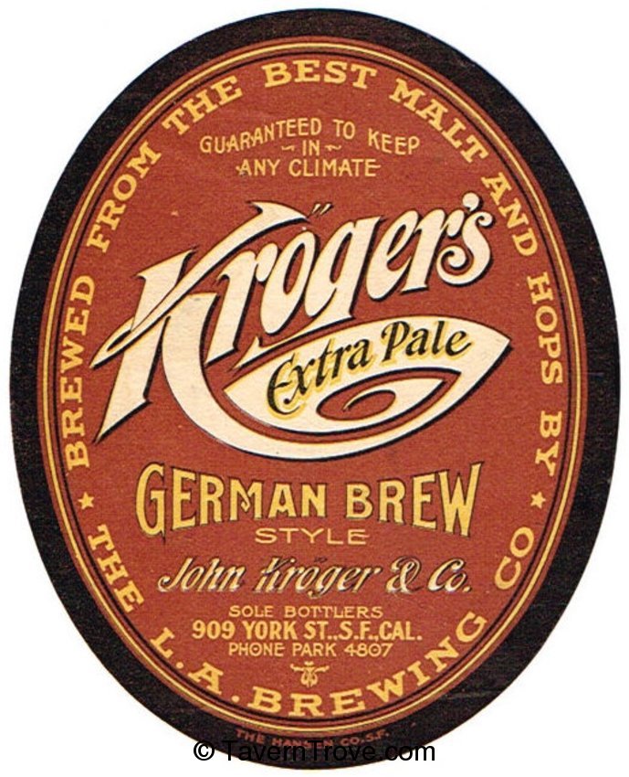 Kroger's Extra Pale German Brew Beer