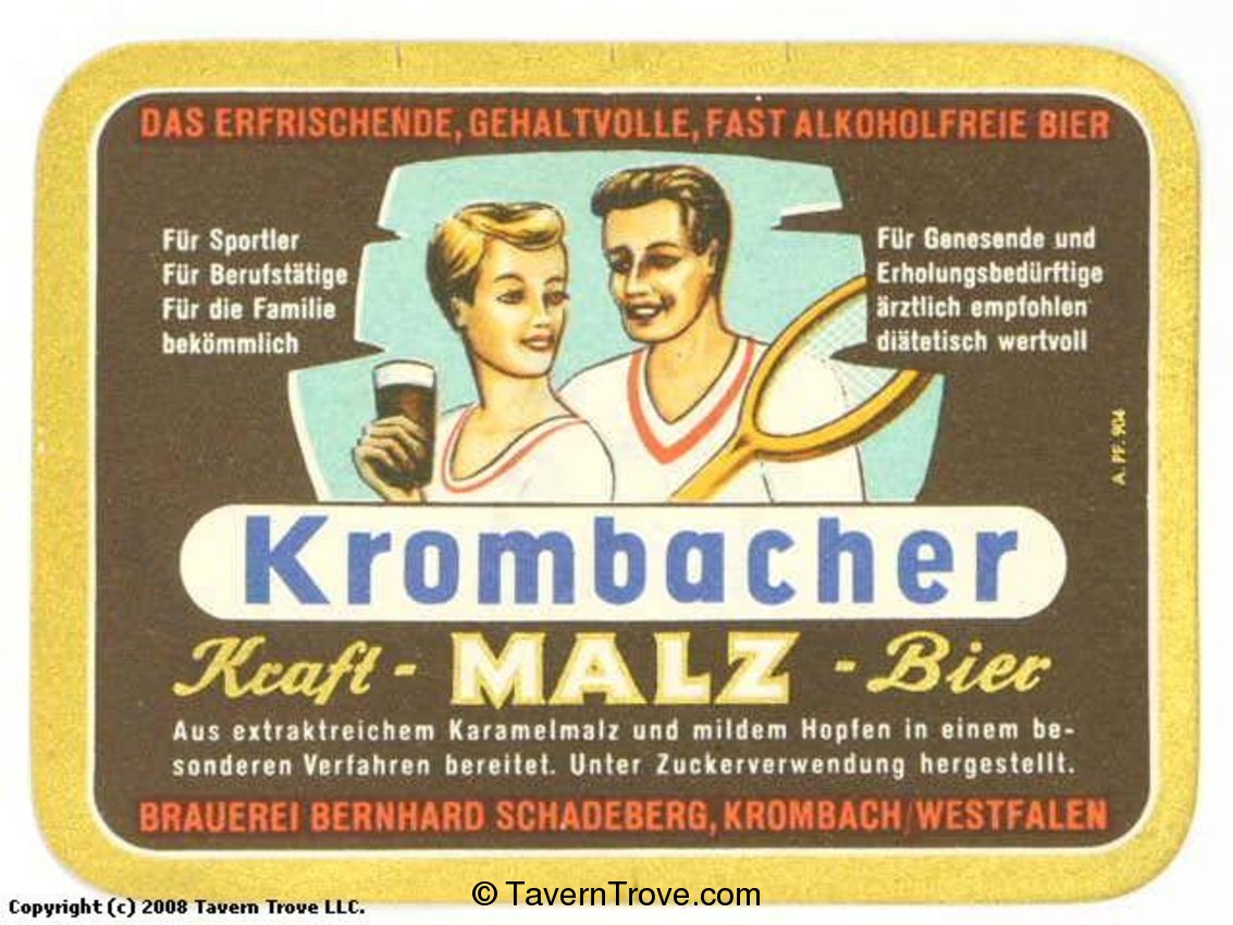 Krombacher Malz Kraft Bier