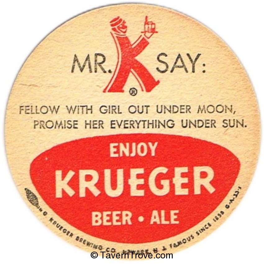 Krueger Beer & Ale ~Mr. K Say