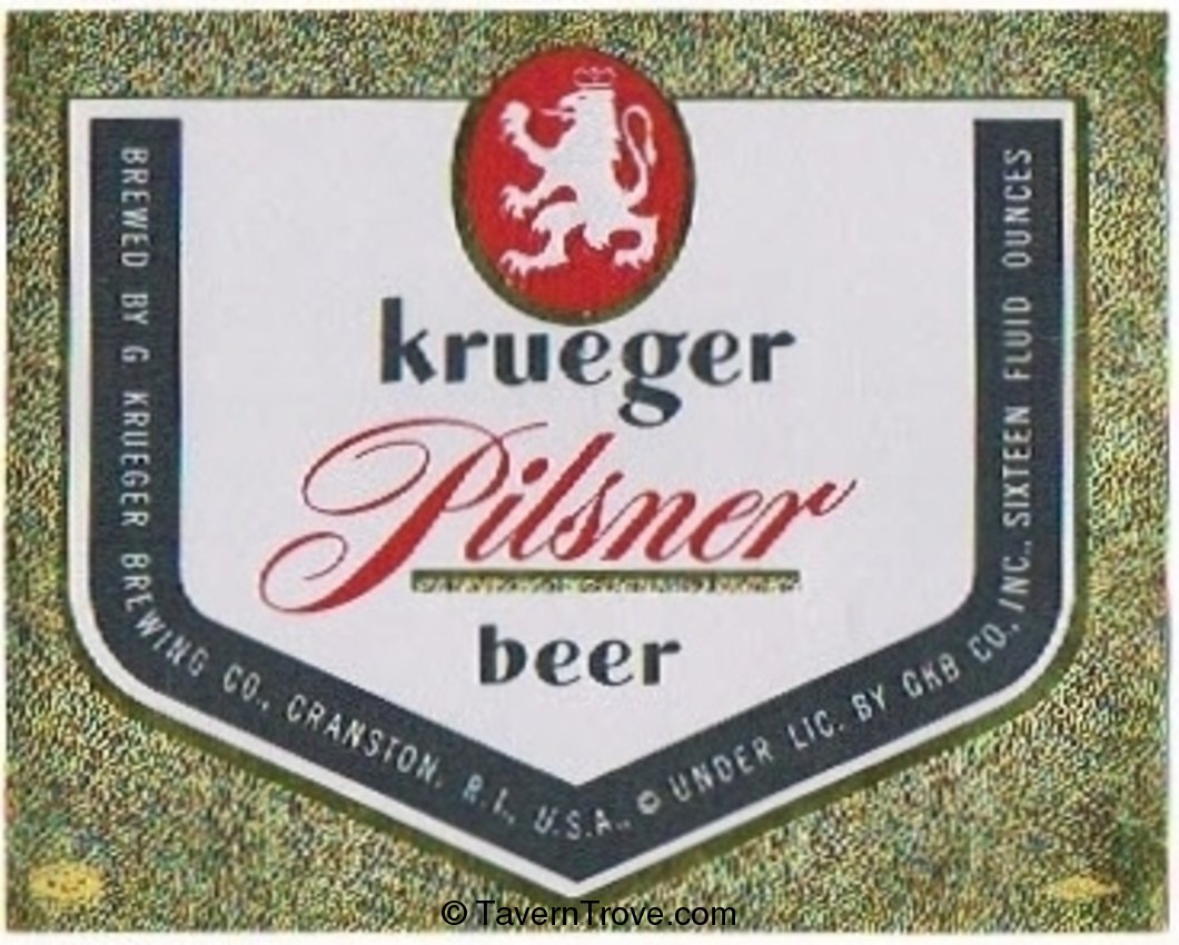 Krueger Pilsner Beer