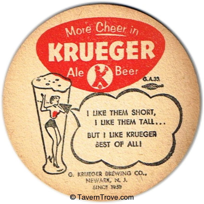 Krueger Beer & Ale ~More Cheer