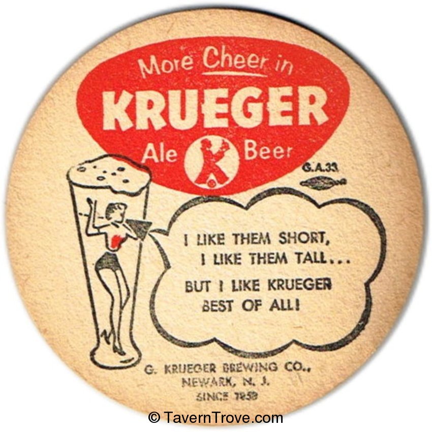 Krueger Beer & Ale ~More Cheer