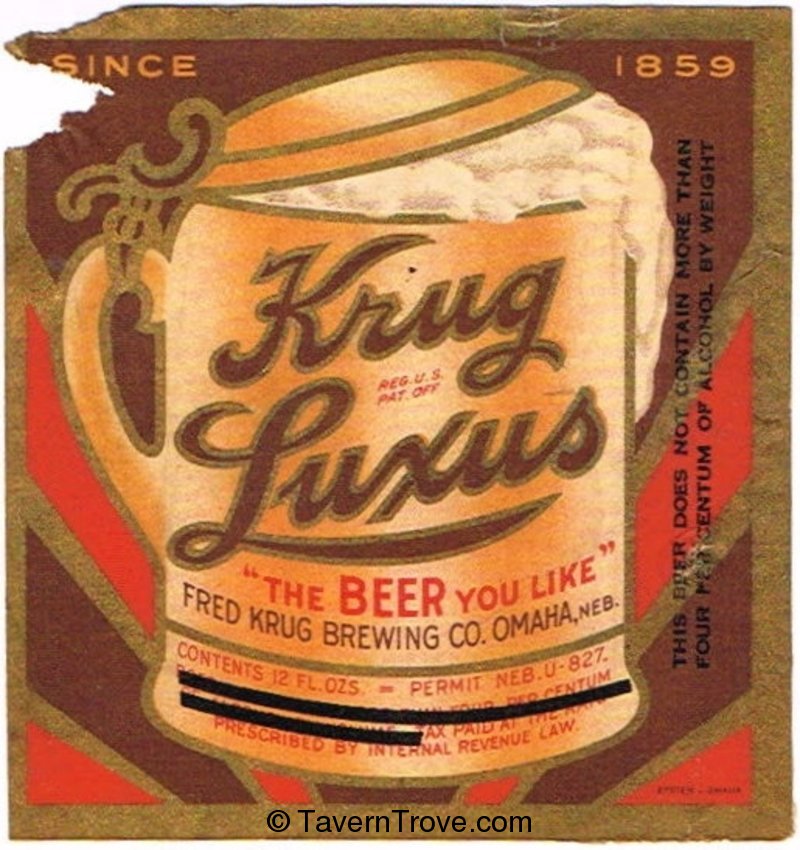 Krug Luxus Beer 