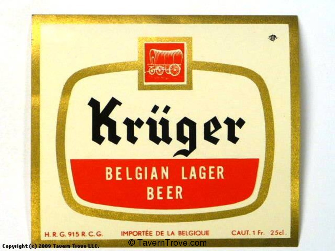 Krüger Belgian Lager Beer