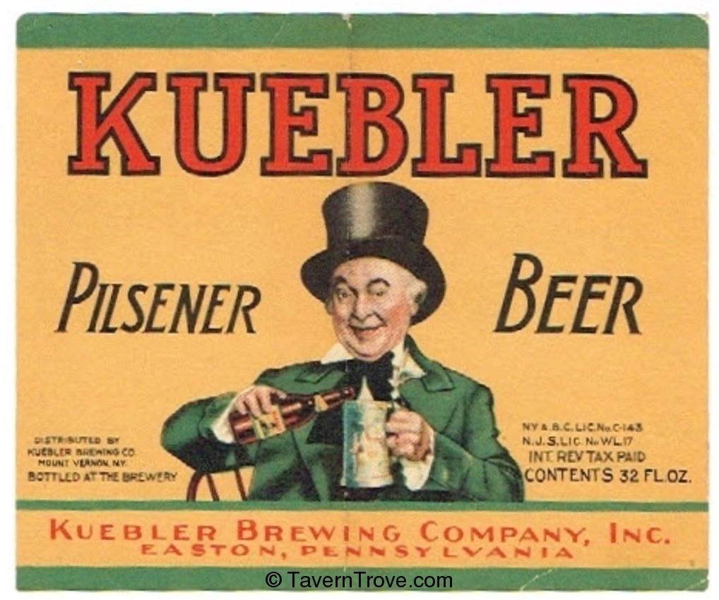 Kuebler Pilsener Beer