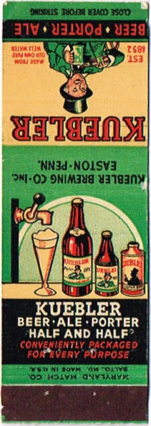 Kuebler Beer/Ale/Porter/Half & Half