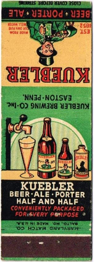 Kuebler Beer/Ale/Porter/Half & Half