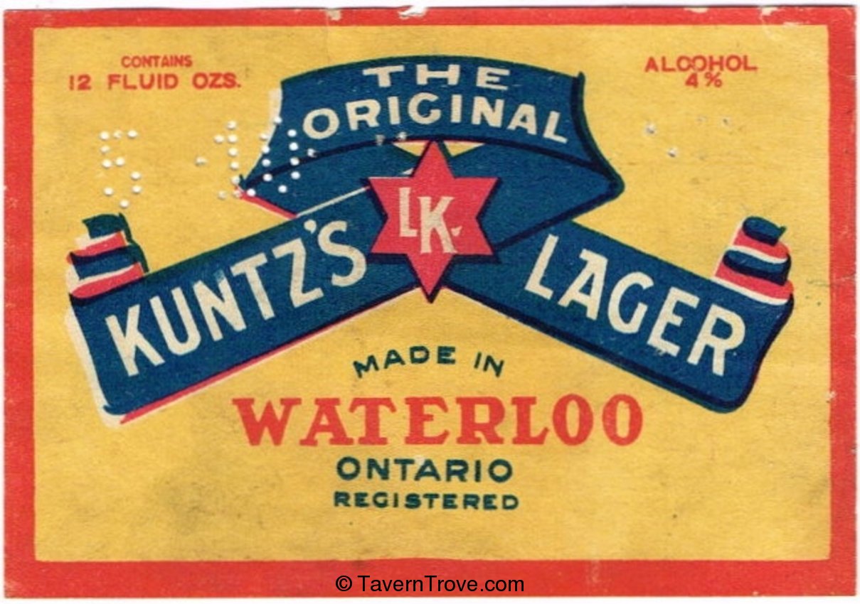 Kuntz's Lager Beer