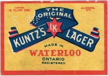 Kuntz's Lager Beer