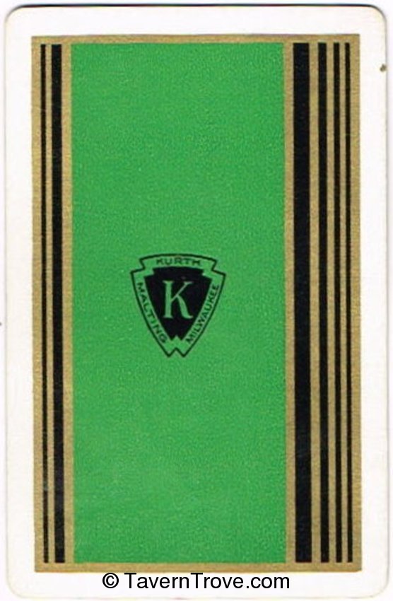 Kurth Malting Co. Green  2 Diamonds