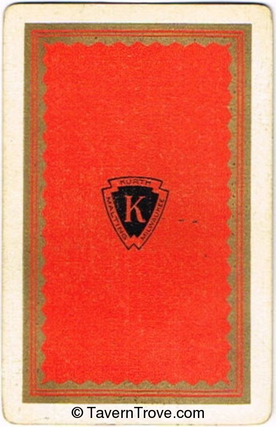 Kurth Malting Co. Orange 9 Spades