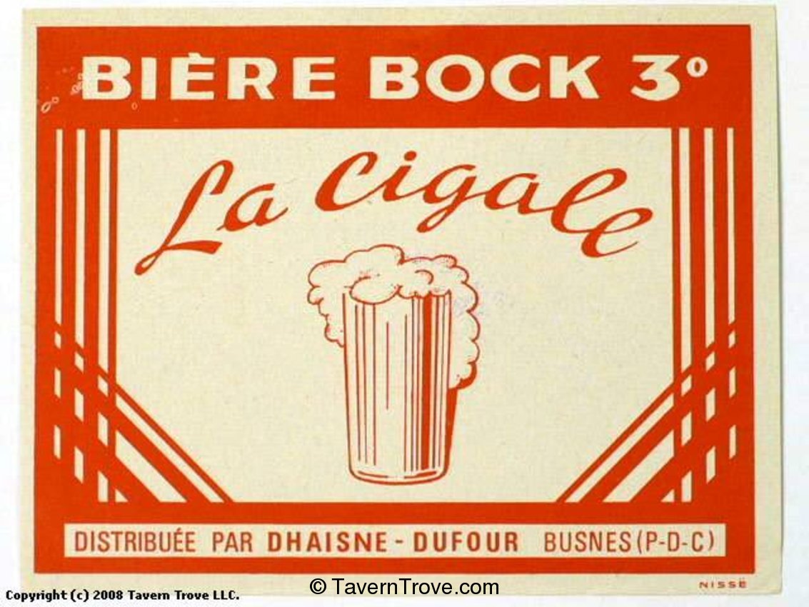 La Cigale Bière Bock