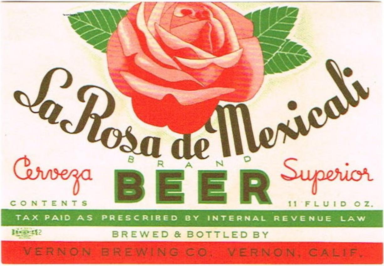 La Rosa de Mexicali Beer