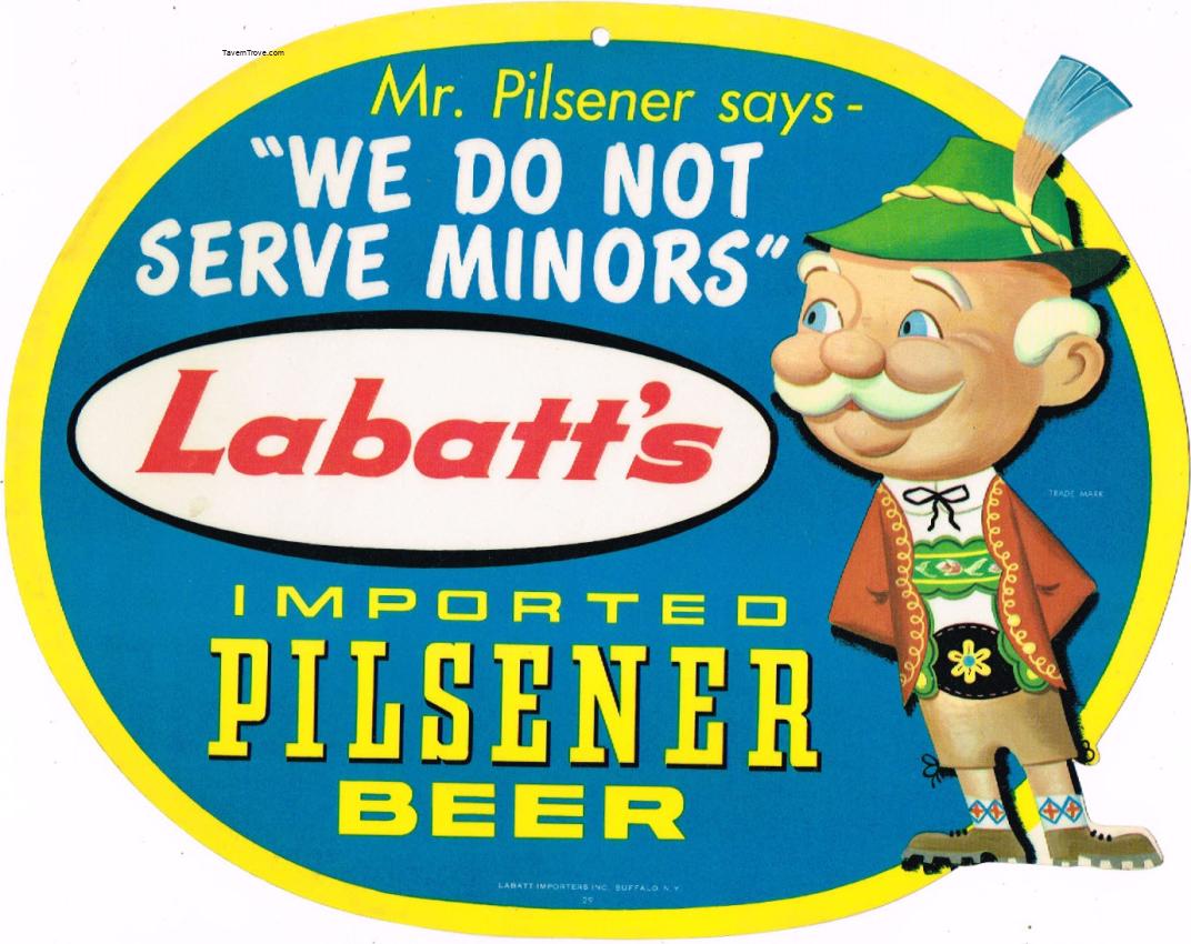 Labatt's Pilsener Beer Self-Sticking Tacker