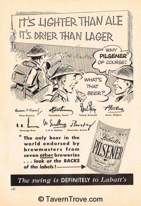 Labatt's Pilsener Beer