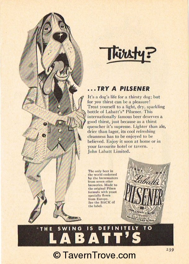 Labatt's Pilsener Beer