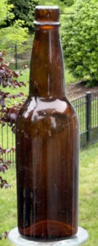 Labelless Brown Beer Bottle