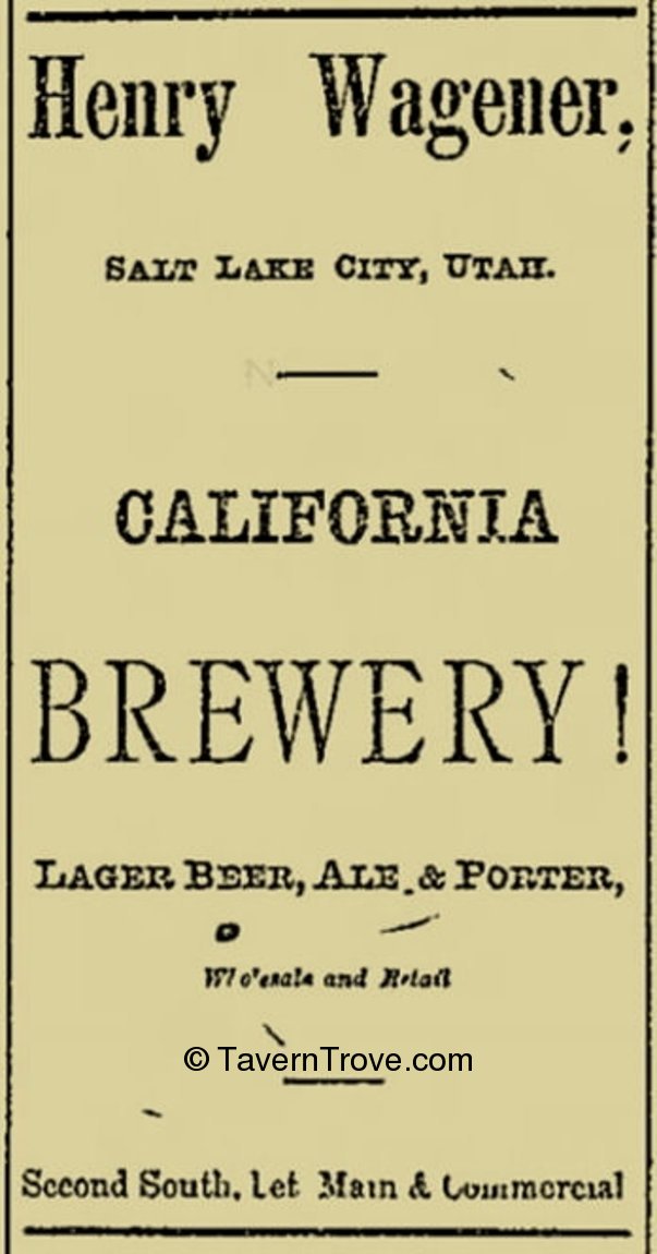 Item 41595 1882 Lager Beer, Ale & Porter Paper Ad