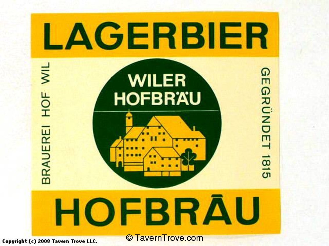 Lagerbier Hofbr