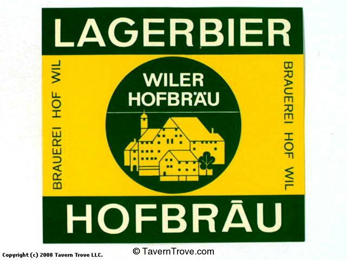 Lagerbier Hofbr