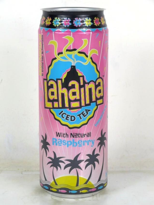 Lahaina Raspberry Iced Tea 24oz Can Maui Hawaii
