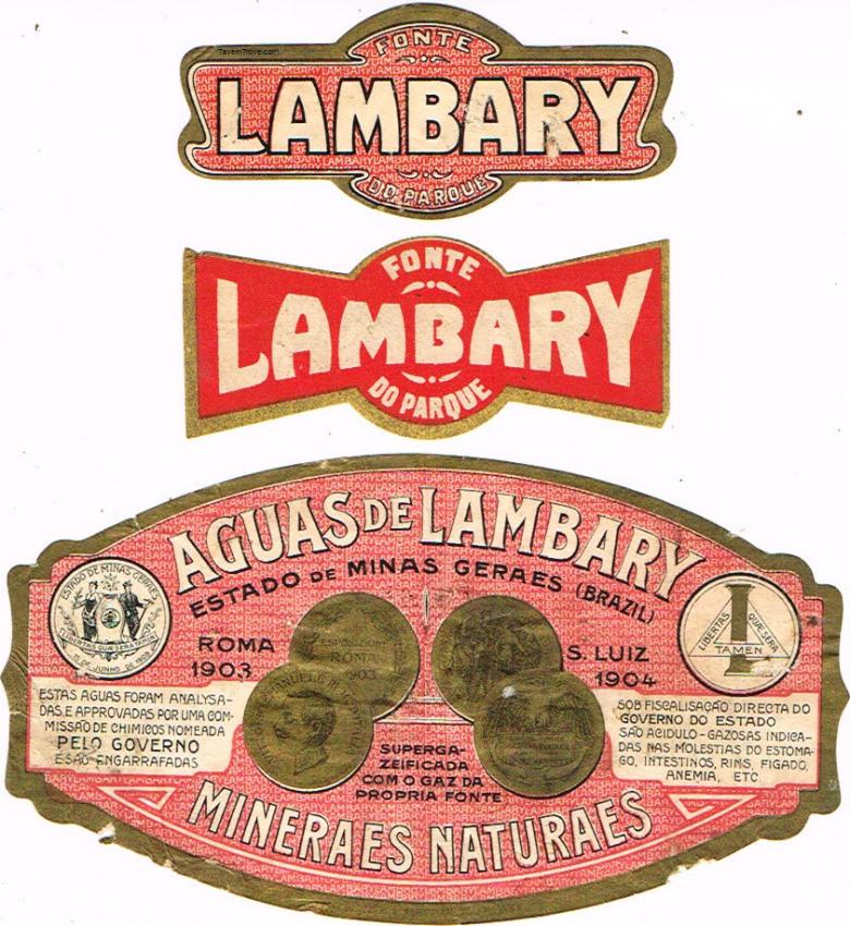 Lambaray Mineral Water Minas Geraes Brasil